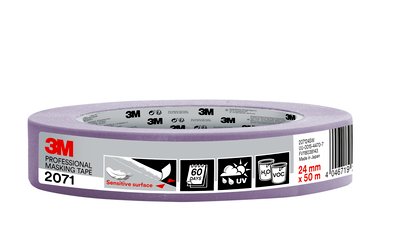 3M MASKERINGSTAPE TAPE 25MM 207124W LILLA - Image 2