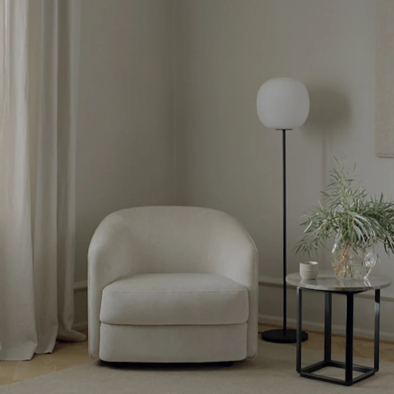 Gulvlampe Lantern Floor Lamp svart base - Image 4