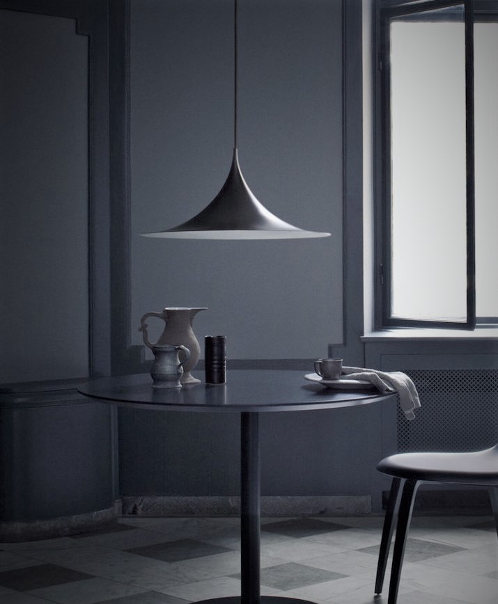 Gubi Semi pendant taklampe – Black. Ø60cm. - Image 2