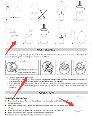 Aroma Diffuser – Hvit - Image 6
